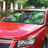 Piwakawaka New Zealand Christmas In July Auto Sun Shade NZ Aroha Koru Fern Marble Vibes LT14 - Polynesian Pride