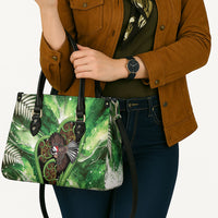 Piwakawaka New Zealand Christmas In July Leather Bag NZ Aroha Koru Fern Marble Vibes LT14 - Polynesian Pride