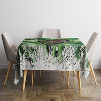 Piwakawaka New Zealand Christmas In July Tablecloth NZ Aroha Koru Fern Marble Vibes LT14 - Polynesian Pride