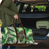 Piwakawaka New Zealand Christmas In July Travel Bag NZ Aroha Koru Fern Marble Vibes LT14 - Polynesian Pride