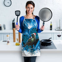 Tui Bird New Zealand Christmas In July Apron NZ Aroha Koru Fern Marble Vibes LT14 - Polynesian Pride