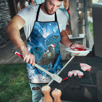 Tui Bird New Zealand Christmas In July Apron NZ Aroha Koru Fern Marble Vibes LT14 - Polynesian Pride