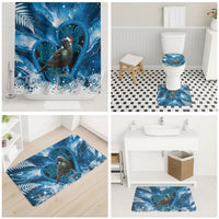 Tui Bird New Zealand Christmas In July Bathroom Set NZ Aroha Koru Fern Marble Vibes LT14 - Polynesian Pride
