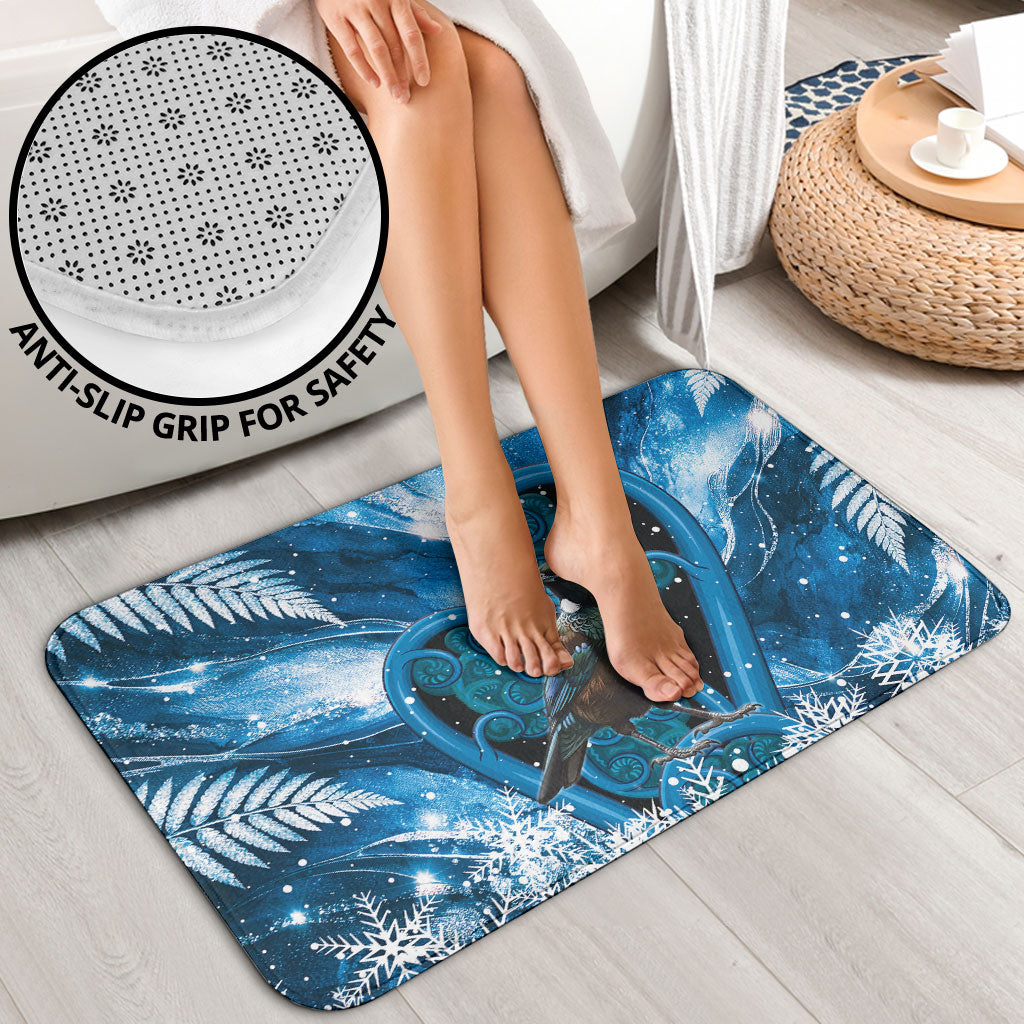 Tui Bird New Zealand Christmas In July Bathroom Set NZ Aroha Koru Fern Marble Vibes LT14 - Polynesian Pride