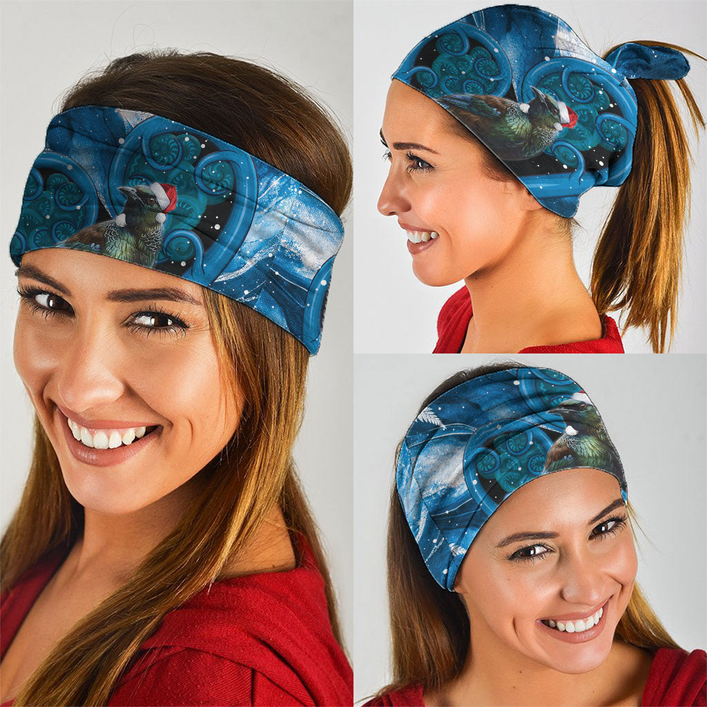 Tui Bird New Zealand Christmas In July Neck Gaiter NZ Aroha Koru Fern Marble Vibes LT14 - Polynesian Pride