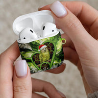 Kakapo New Zealand Christmas In July AirPods Case NZ Aroha Koru Fern Marble Vibes LT14 - Polynesian Pride