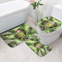 Kakapo New Zealand Christmas In July Bathroom Set NZ Aroha Koru Fern Marble Vibes LT14 - Polynesian Pride