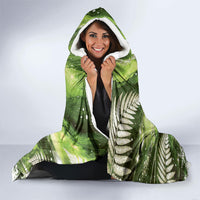 Kakapo New Zealand Christmas In July Hooded Blanket NZ Aroha Koru Fern Marble Vibes LT14 - Polynesian Pride