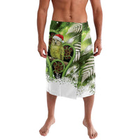 Kakapo New Zealand Christmas In July Lavalava NZ Aroha Koru Fern Marble Vibes LT14 Green - Polynesian Pride