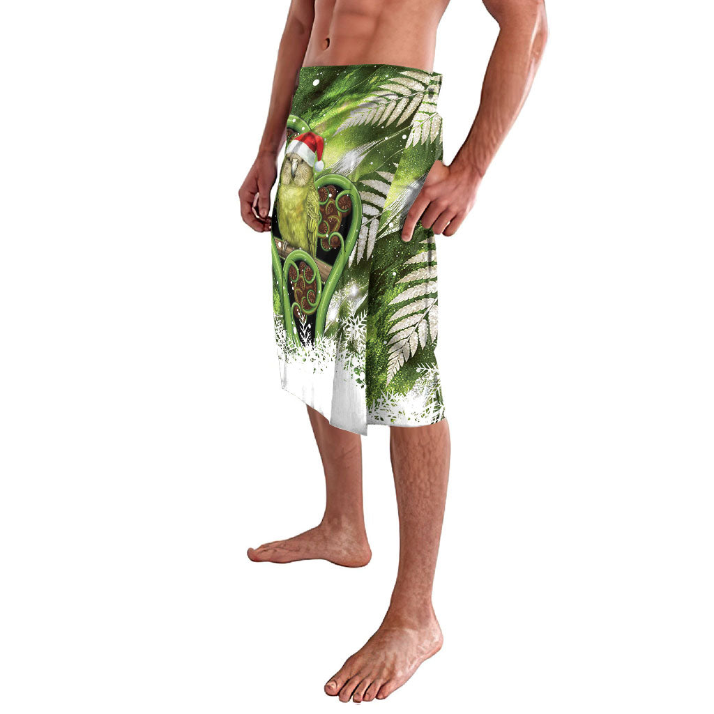 Kakapo New Zealand Christmas In July Lavalava NZ Aroha Koru Fern Marble Vibes LT14 - Polynesian Pride