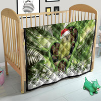 Kakapo New Zealand Christmas In July Quilt NZ Aroha Koru Fern Marble Vibes LT14 - Polynesian Pride