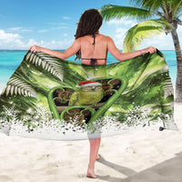 Kakapo New Zealand Christmas In July Sarong NZ Aroha Koru Fern Marble Vibes LT14 - Polynesian Pride