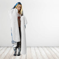 Sulphur-crested Cockatoo New Zealand Christmas In July Hooded Blanket NZ Aroha Koru Fern Marble Vibes LT14 - Polynesian Pride