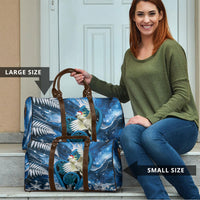 Sulphur-crested Cockatoo New Zealand Christmas In July Travel Bag NZ Aroha Koru Fern Marble Vibes LT14 - Polynesian Pride
