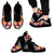 Black Polynesia Sneakers Plumeria With Hibiscus Pattern Tropical Vibes