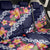 Blue Polynesia Back Car Seat Cover Plumeria With Hibiscus Pattern Tropical Vibes