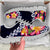 Blue Polynesia Sneakers Plumeria With Hibiscus Pattern Tropical Vibes