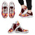 Oxblood Polynesia Sneakers Plumeria With Hibiscus Pattern Tropical Vibes