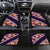 Purple Polynesia Car Mats Plumeria With Hibiscus Pattern Tropical Vibes