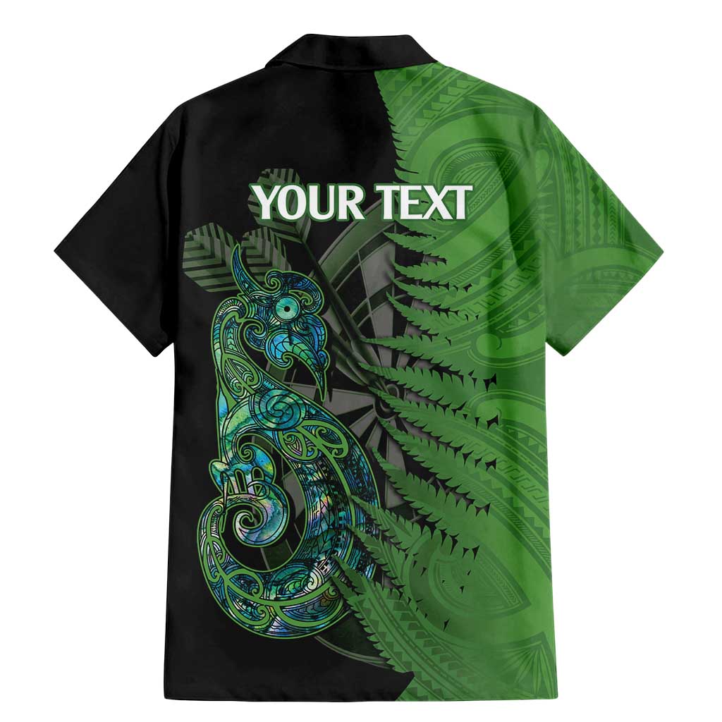 Personalised New Zealand Darts Family Matching Mermaid Dress and Hawaiian Shirt Aotearoa Maori Fern Mix Manaia Tattoo LT14 - Polynesian Pride