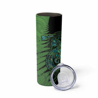 Personalised New Zealand Darts Skinny Tumbler Aotearoa Maori Fern Mix Manaia Tattoo LT14 - Polynesian Pride