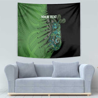 Personalised New Zealand Darts Tapestry Aotearoa Maori Fern Mix Manaia Tattoo