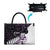 New Zealand Silver Fern Rugby Custom Leather Bag Go All Black Purple Maori Paua Shell - Polynesian Pride