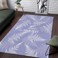 New Zealand Silver Fern Rugby Custom Area Rug Go Aotearoa Champions Purple Version LT14 Purple - Polynesian Pride