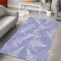 New Zealand Silver Fern Rugby Custom Area Rug Go Aotearoa Champions Purple Version LT14 - Polynesian Pride