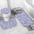 New Zealand Silver Fern Rugby Custom Bathroom Set Go Aotearoa Champions Purple Version - Polynesian Pride