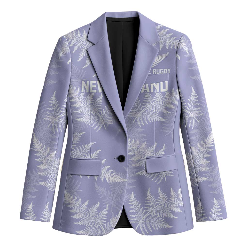 New Zealand Silver Fern Rugby Custom Blazer Go Aotearoa Champions Purple Version - Polynesian Pride