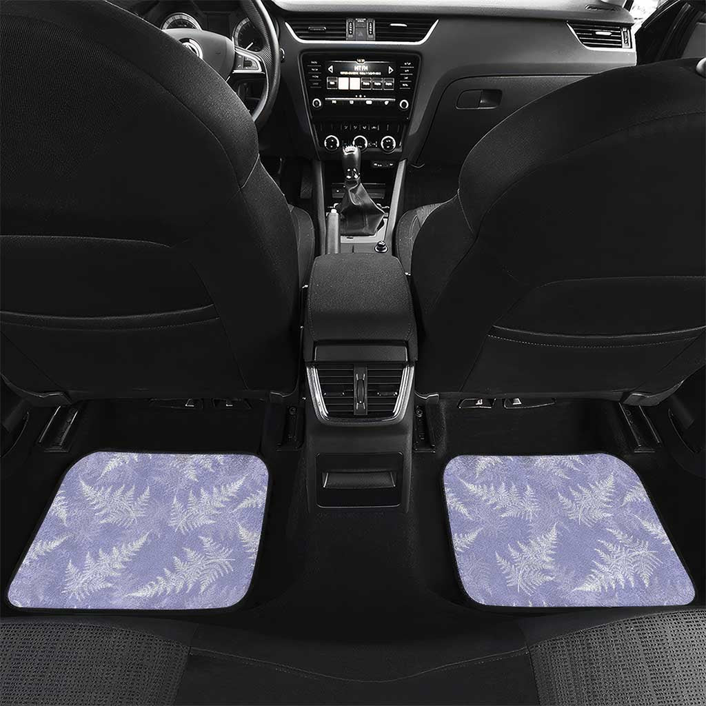 New Zealand Silver Fern Rugby Custom Car Mats Go Aotearoa Champions Purple Version LT14 Set 2pcs - Back Purple - Polynesian Pride