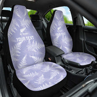 New Zealand Silver Fern Rugby Custom Car Seat Cover Go Aotearoa Champions Purple Version - Polynesian Pride
