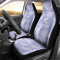 New Zealand Silver Fern Rugby Custom Car Seat Cover Go Aotearoa Champions Purple Version - Polynesian Pride