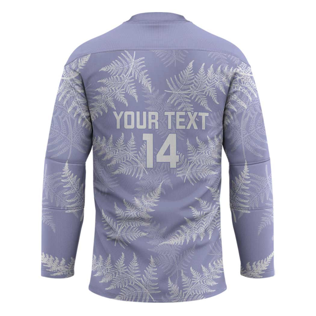 New Zealand Silver Fern Rugby Custom Hockey Jersey Go Aotearoa Champions Purple Version LT14 - Polynesian Pride