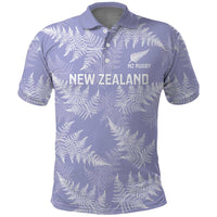 New Zealand Silver Fern Rugby Custom Polo Shirt Go Aotearoa Champions Purple Version LT14 Purple - Polynesian Pride