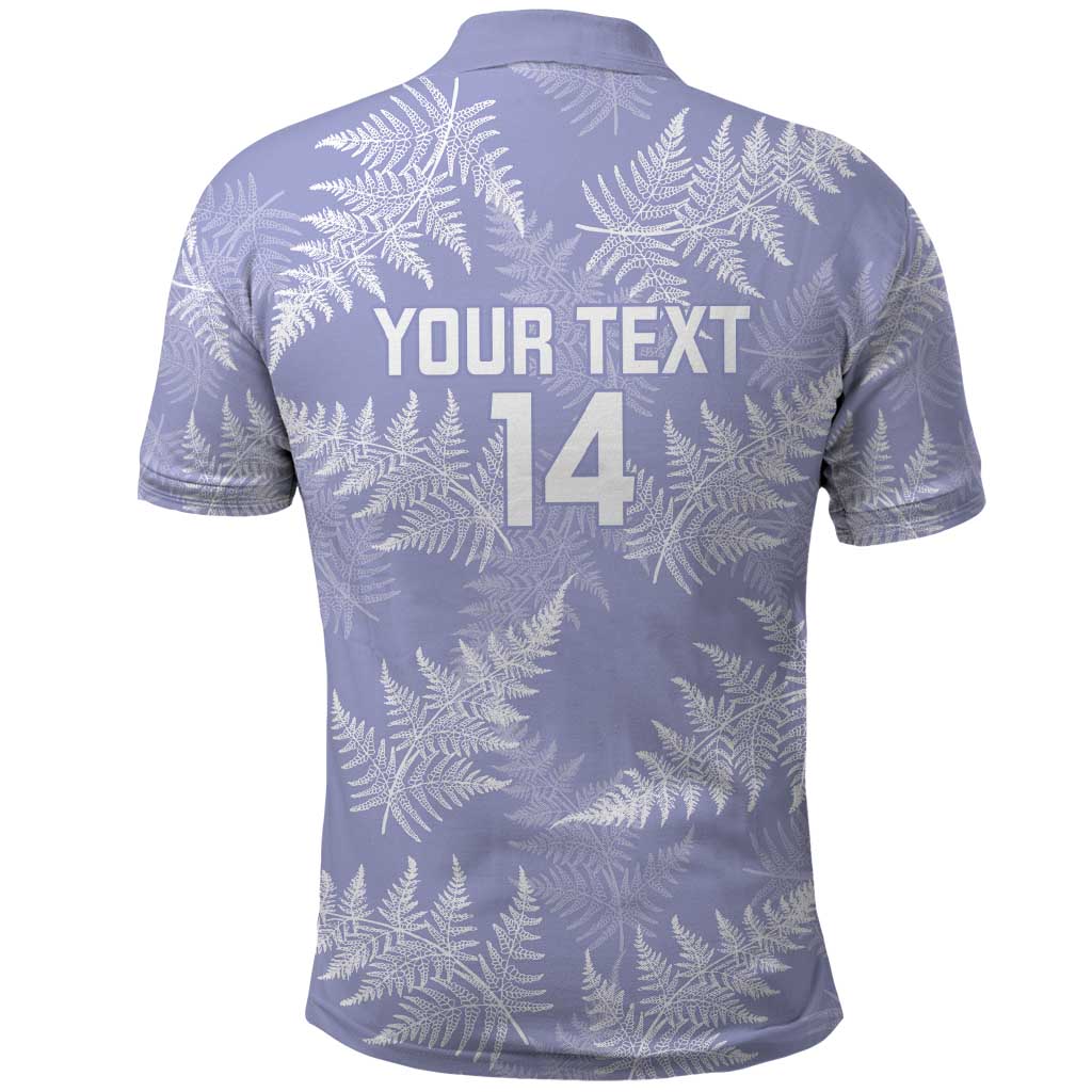 New Zealand Silver Fern Rugby Custom Polo Shirt Go Aotearoa Champions Purple Version LT14 - Polynesian Pride