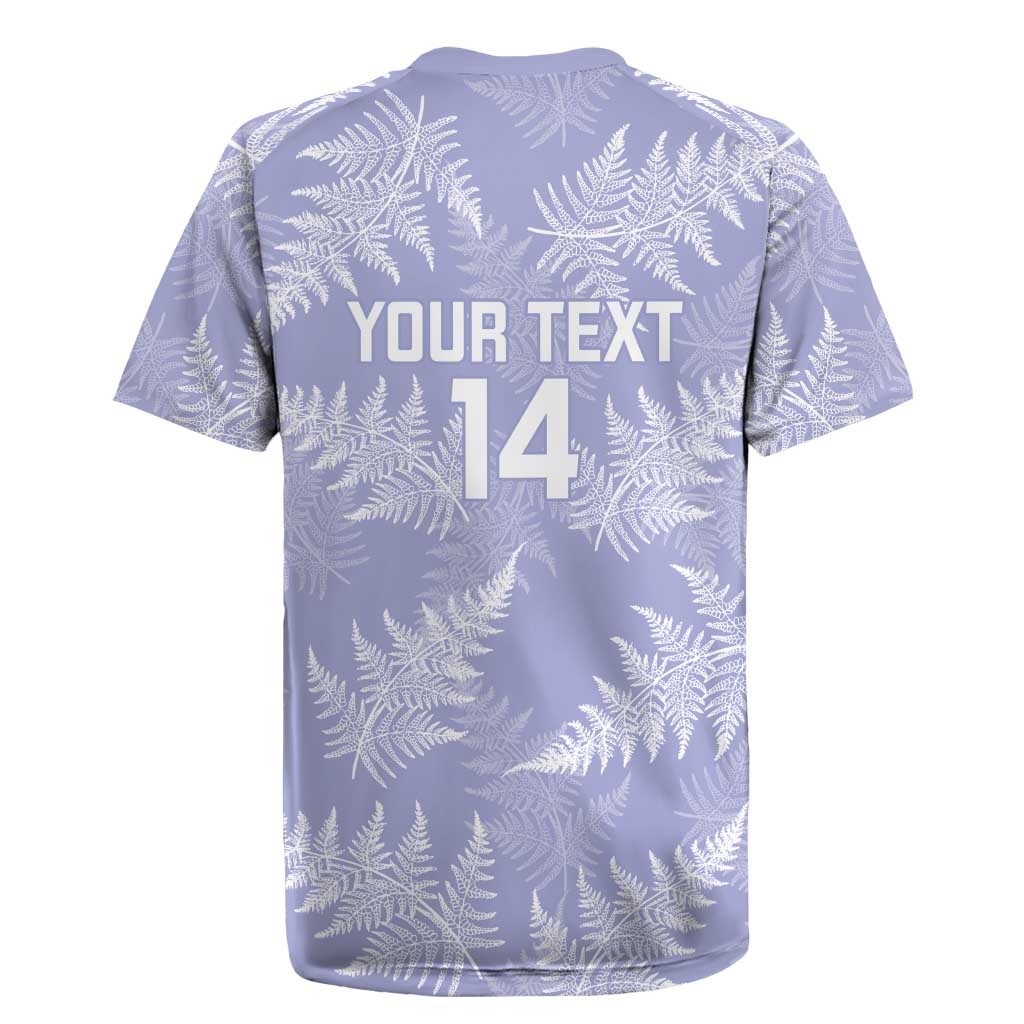 New Zealand Silver Fern Rugby Custom Rugby Jersey Go Aotearoa Champions Purple Version - Polynesian Pride