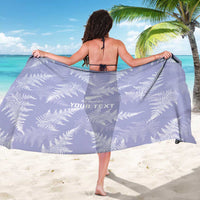 New Zealand Silver Fern Rugby Custom Sarong Go Aotearoa Champions Purple Version LT14 - Polynesian Pride