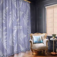 New Zealand Silver Fern Rugby Custom Window Curtain Go Aotearoa Champions Purple Version LT14 - Polynesian Pride
