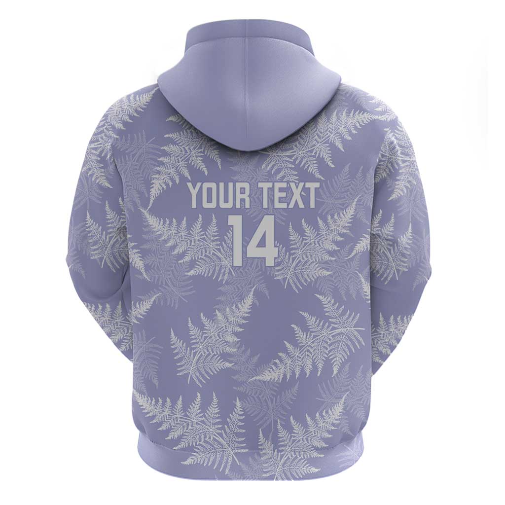 New Zealand Silver Fern Rugby Custom Zip Hoodie Go Aotearoa Champions Purple Version - Polynesian Pride