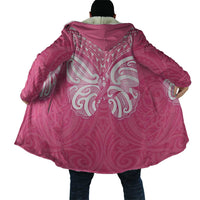 New Zealand Breast Cancer Awareness Cloak Maori Butterfly Pink Ribbon - Polynesian Pride