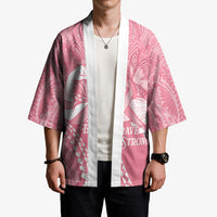 Personalised Polynesia Breast Cancer Awareness Kimono Brave Strong Butterfly Pink Ribbon LT14 - Polynesian Pride