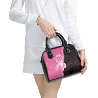 Polynesia Breast Cancer Awareness Shoulder Handbag Fight With Hope Pink Ribbon Boxing Gloves LT14 - Polynesian Pride