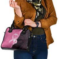 Polynesia Breast Cancer Awareness Shoulder Handbag Fight With Hope Pink Ribbon Boxing Gloves LT14 - Polynesian Pride