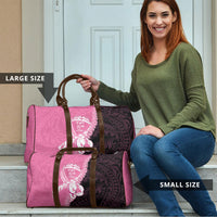 Polynesia Breast Cancer Awareness Travel Bag Fight With Hope Pink Ribbon Boxing Gloves LT14 - Polynesian Pride