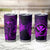 Hawaii Tumbler Cup Fish Hook Tattoo Mix Polynesian Plumeria Purple Version