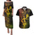Hawaii Couples Matching Puletasi Dress and Hawaiian Shirt Hula Girl Mix Polynesian Plumeria Reggae Version LT14 Reggae - Polynesian Pride