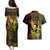 Hawaii Couples Matching Puletasi Dress and Hawaiian Shirt Hula Girl Mix Polynesian Plumeria Reggae Version LT14 - Polynesian Pride