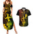 Hawaii Couples Matching Summer Maxi Dress and Hawaiian Shirt Hula Girl Mix Polynesian Plumeria Reggae Version LT14 Reggae - Polynesian Pride